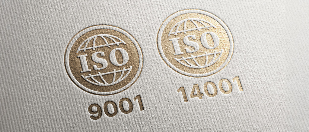 Märkning, ISO 9001 och 14001, BKtech