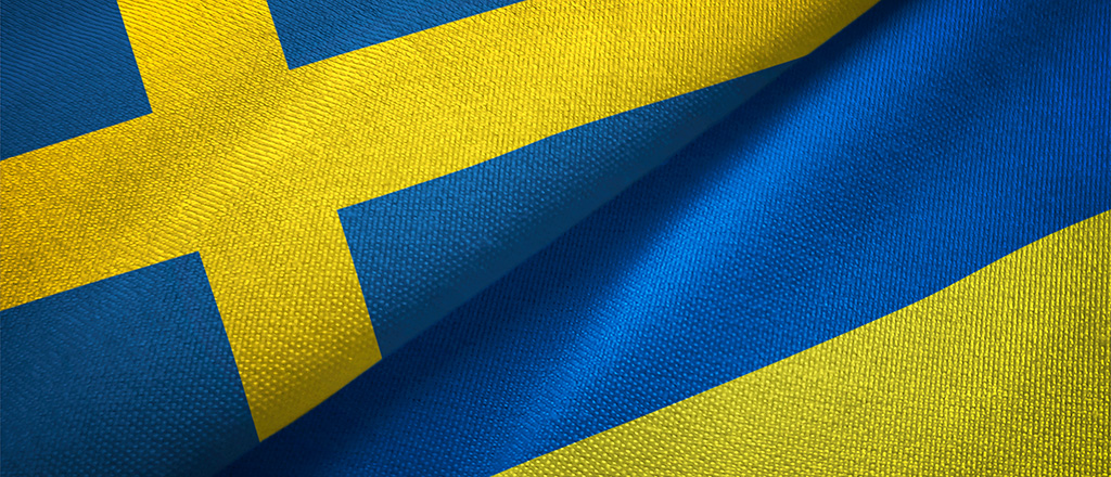 Sweden Ukraine flag